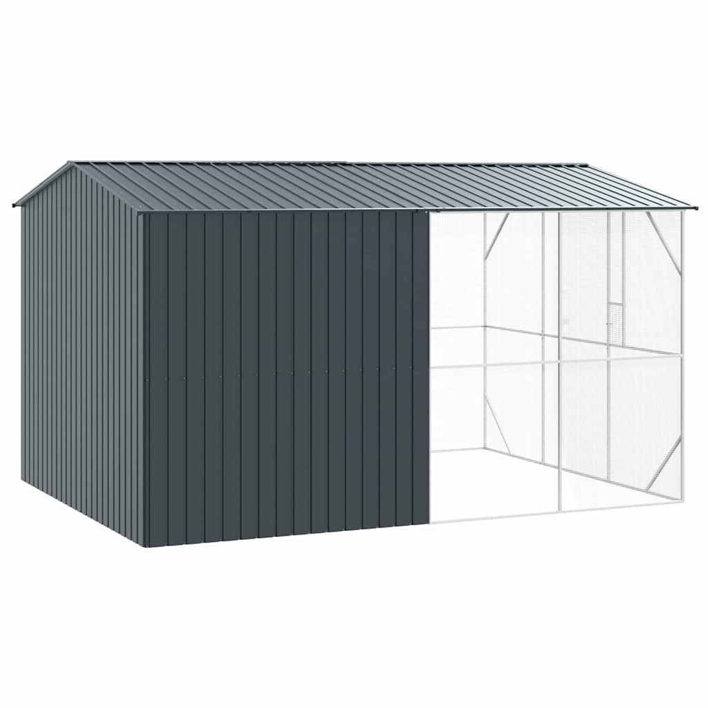 Vogelkäfig Anthrazit 430 x 310 x 247 cm Verzinkter Stahl