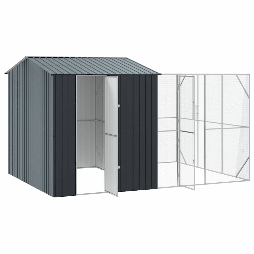 Vogelkäfig Anthrazit 425 x 304 x 247 cm Verzinkter Stahl