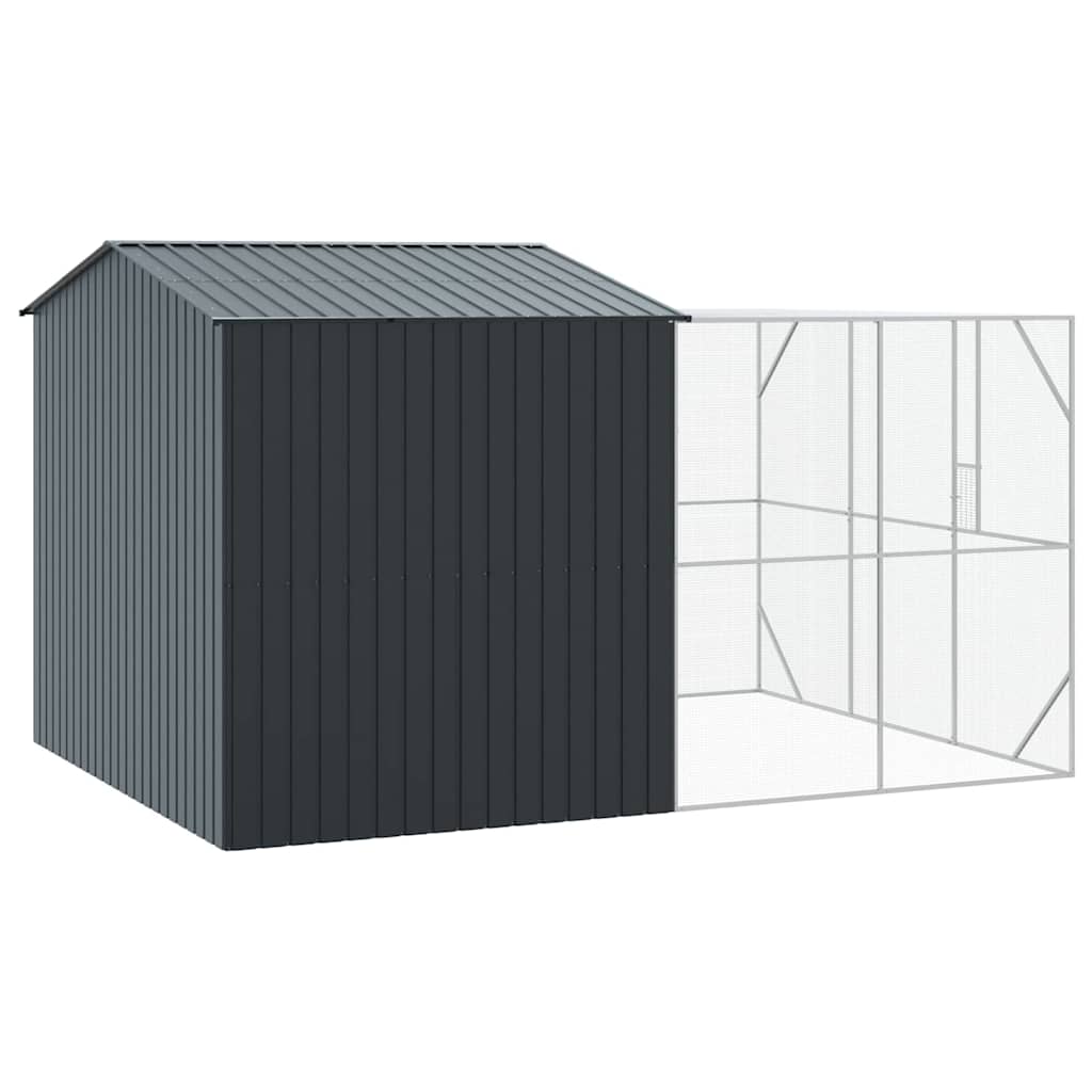 Vogelkäfig Anthrazit 425 x 304 x 247 cm Verzinkter Stahl
