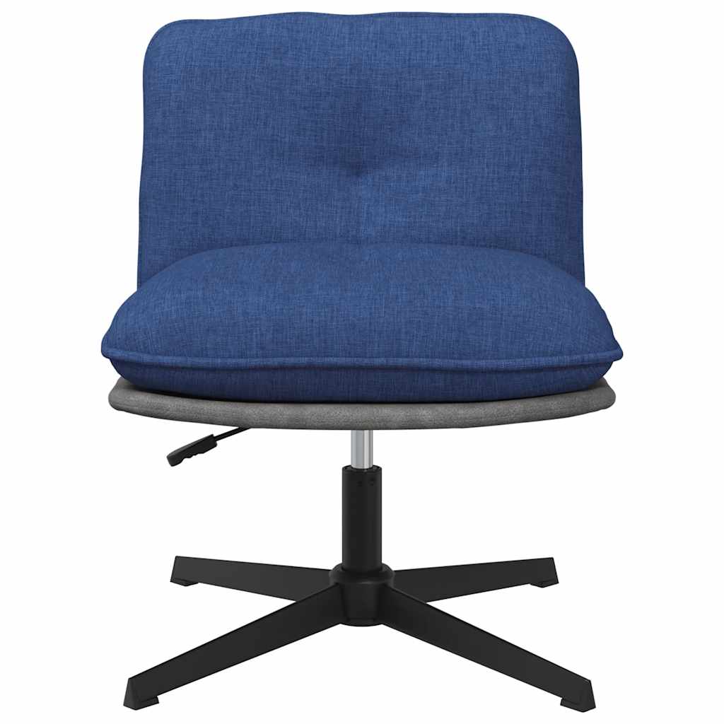 Office Chair Swivel Blue Fabric