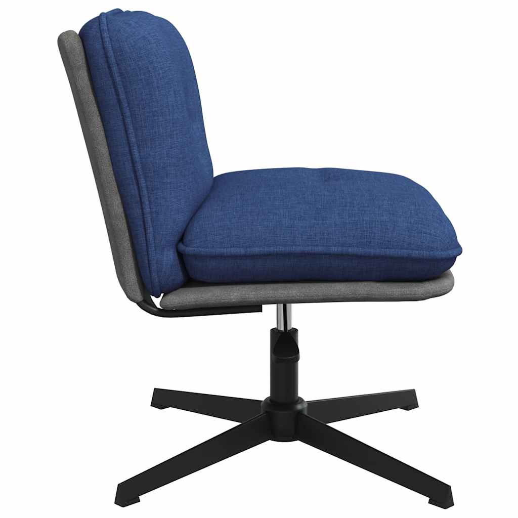 Office Chair Swivel Blue Fabric