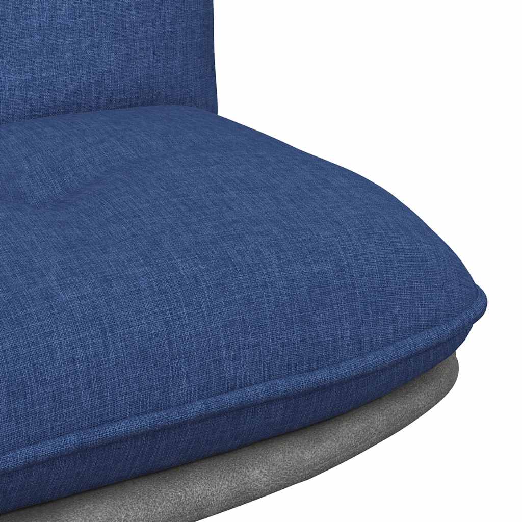 Office Chair Swivel Blue Fabric