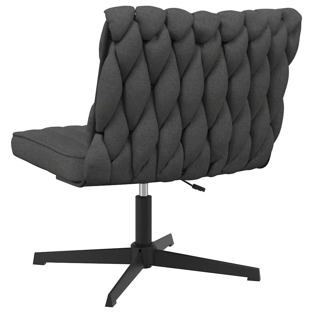 Office chair swivel dark grey fabric