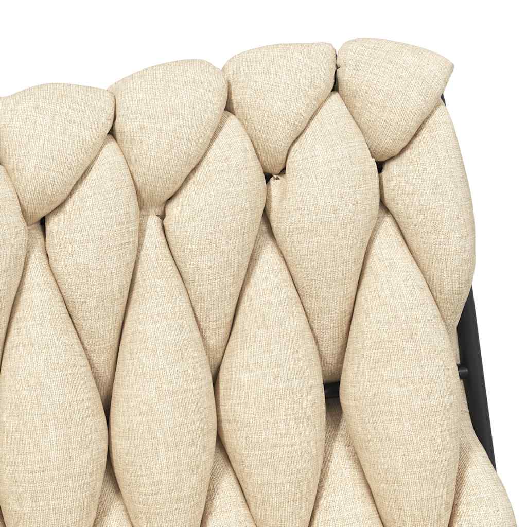 Office chair swivel cream fabric
