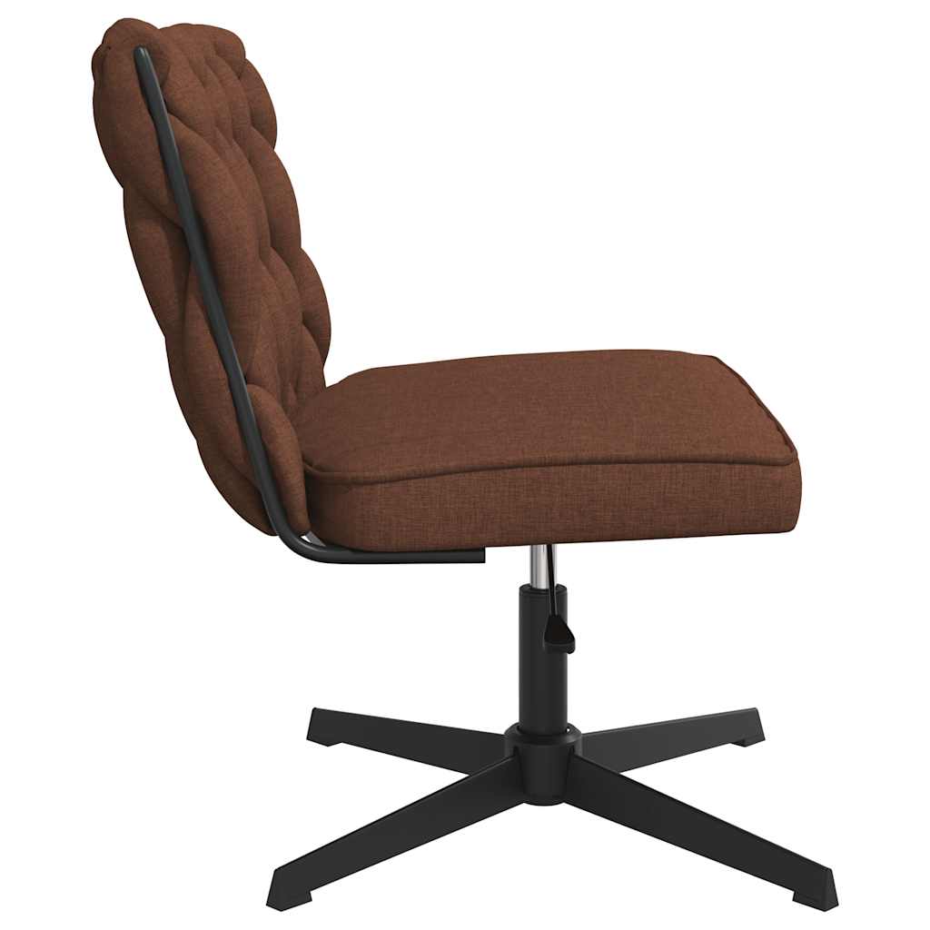 Bürostuhl Drehbar Braun Stoff