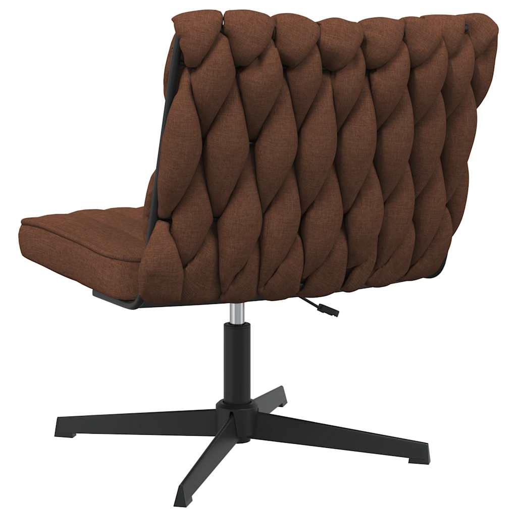 Bürostuhl Drehbar Braun Stoff