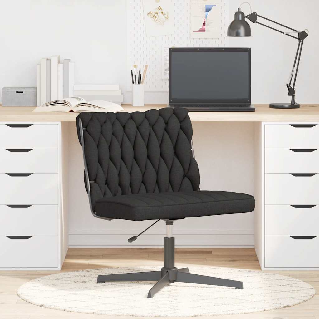 Bürostuhl Drehbar Schwarz Stoff