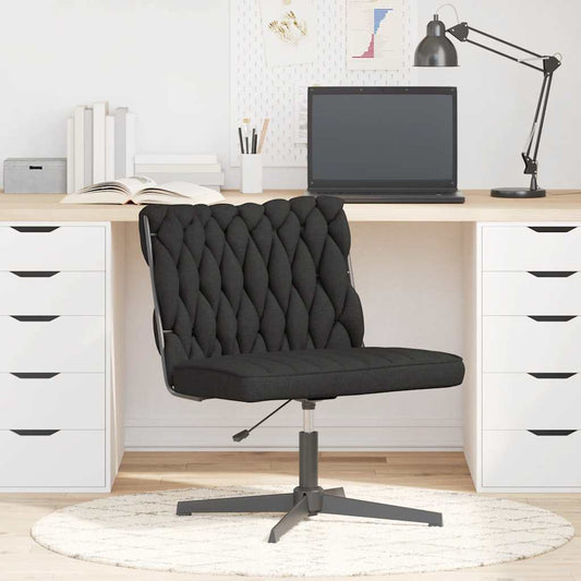 Bürostuhl Drehbar Schwarz Stoff