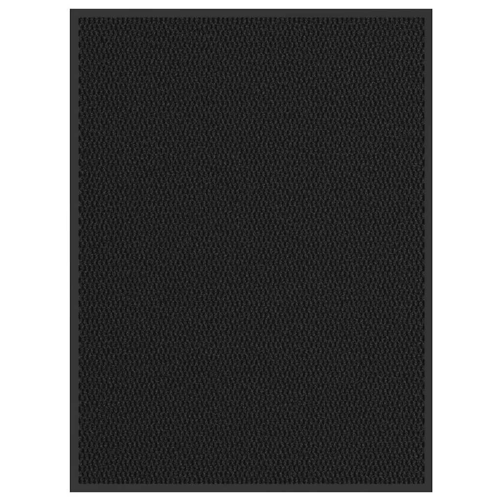 Fußmatte 80x120 cm Schwarz