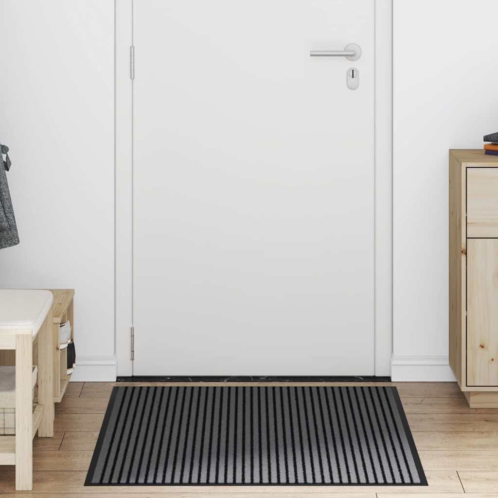 Fußmatte Schwarz 80 x 120 cm Polypropylen