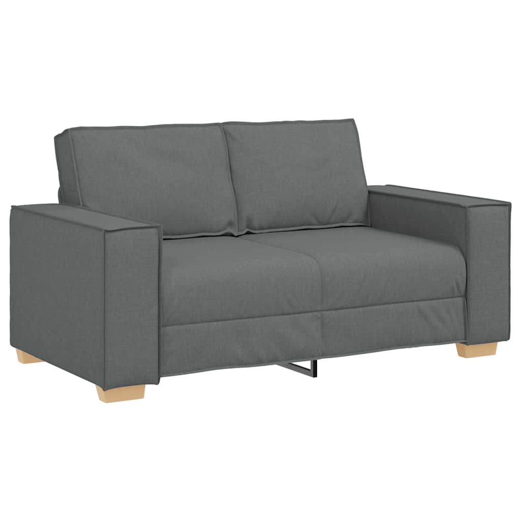 Sofa Set mit Kissen 3 pcs Grau 220 x 78 x 84 cm Stoff