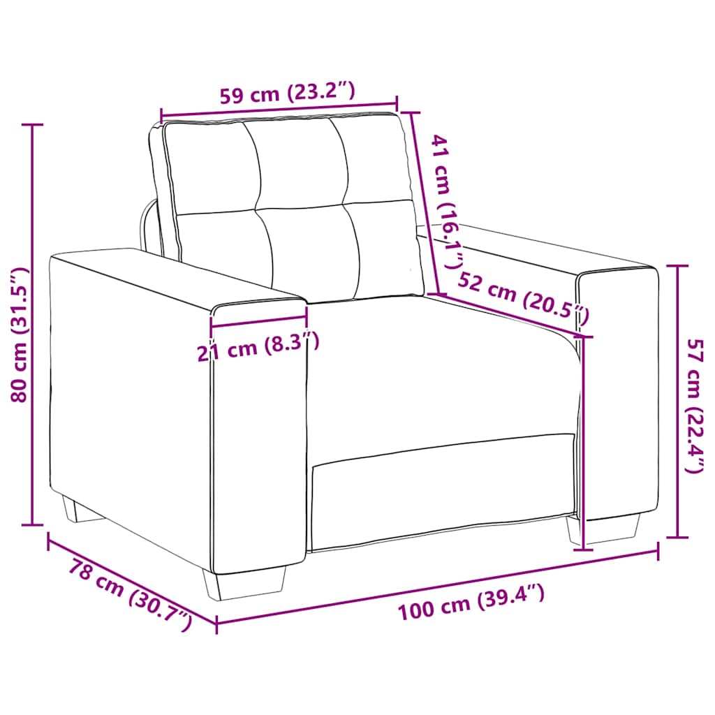 Sofa Set mit Kissen mit Kissen 3 pcs Grau Stoff
