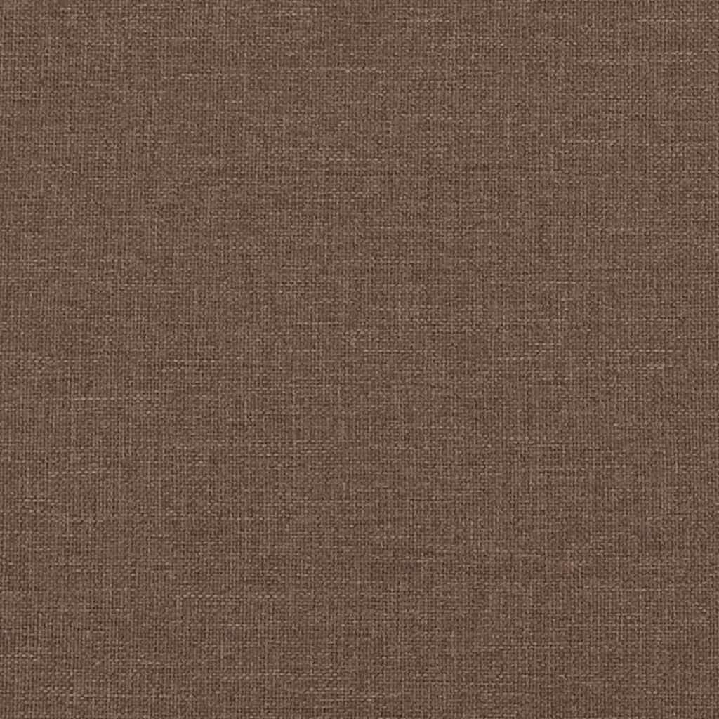Sofa Set mit Kissen 2 pcs Braun 221 x 78 x 80 cm Stoff