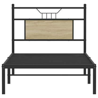 Bettgestell ohne Matratze Sonoma-Eiche 90x200 cm Holzwerkstoff