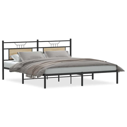 Bettgestell ohne Matratze Sonoma-Eiche 183x203 cm Holzwerkstoff