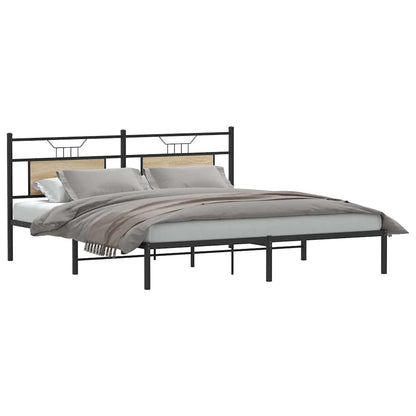 Bettgestell ohne Matratze Sonoma-Eiche 183x203 cm Holzwerkstoff