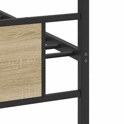 Bettgestell ohne Matratze Sonoma-Eiche 90x200 cm Holzwerkstoff