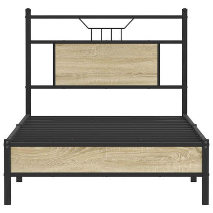 Bettgestell ohne Matratze Sonoma-Eiche 90x200 cm Holzwerkstoff
