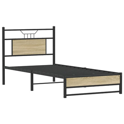 Bettgestell ohne Matratze Sonoma-Eiche 80x200 cm Holzwerkstoff