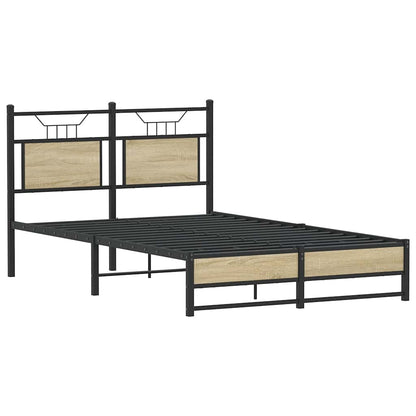 Bettgestell ohne Matratze Sonoma-Eiche 120x190 cm Holzwerkstoff