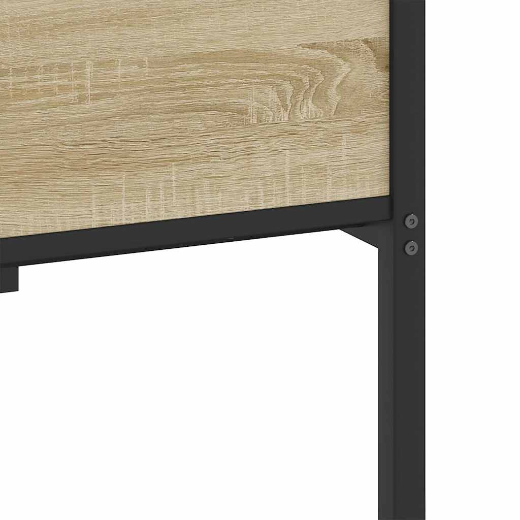 Bettgestell ohne Matratze Sonoma-Eiche 80x200 cm Holzwerkstoff