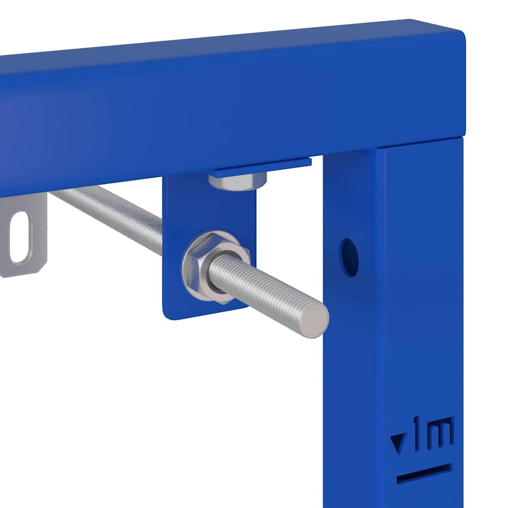 Wandhalterung für das Waschbecken-System Blau 50 x 3 x 112 cm