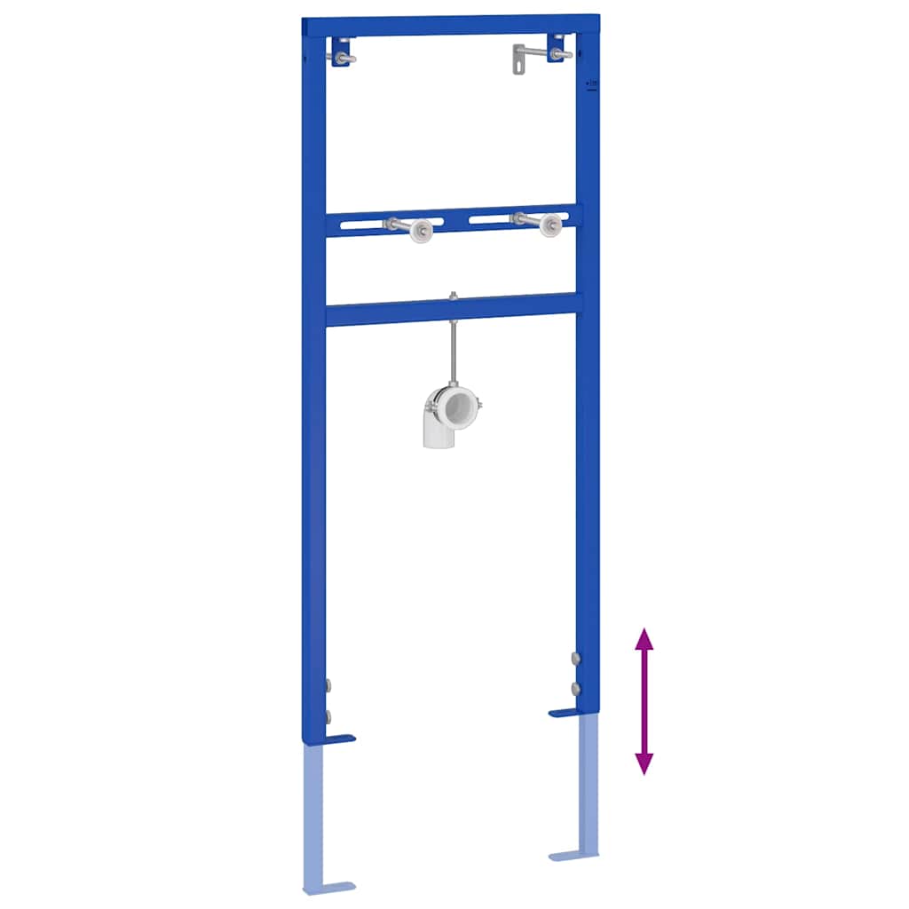 Wandhalterung für das Waschbecken-System Blau 50 x 3 x 112 cm