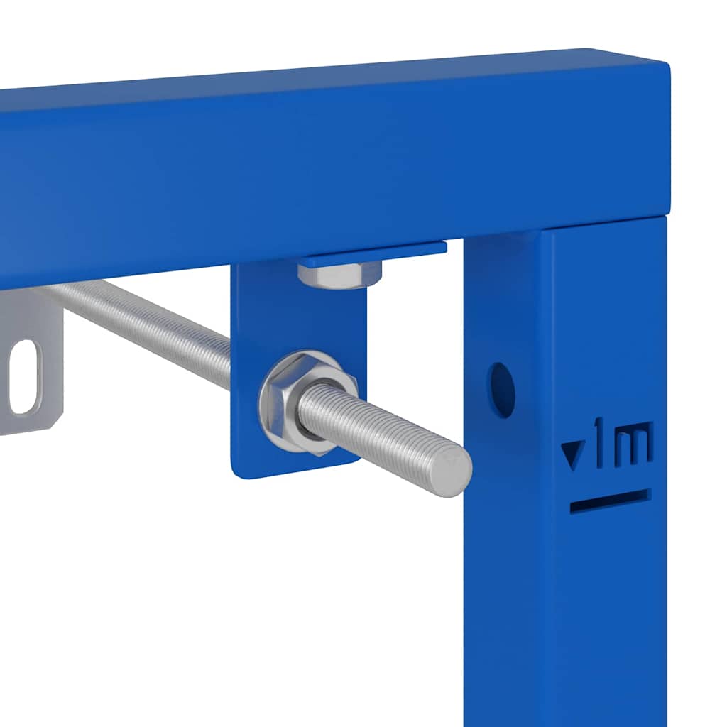 Wandhalterung für Bidet-System Blau 50 x 3 x 112 cm