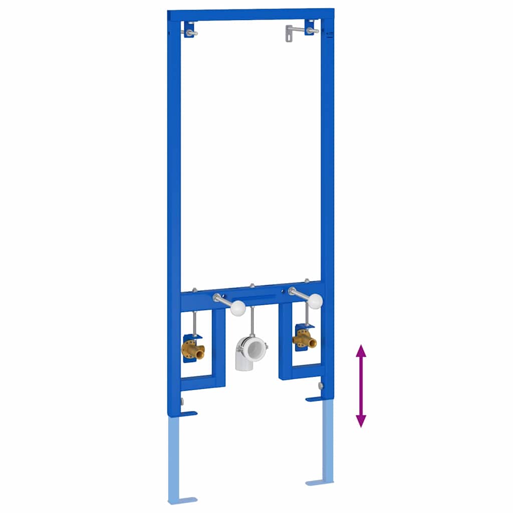 Wandhalterung für Bidet-System Blau 50 x 3 x 112 cm