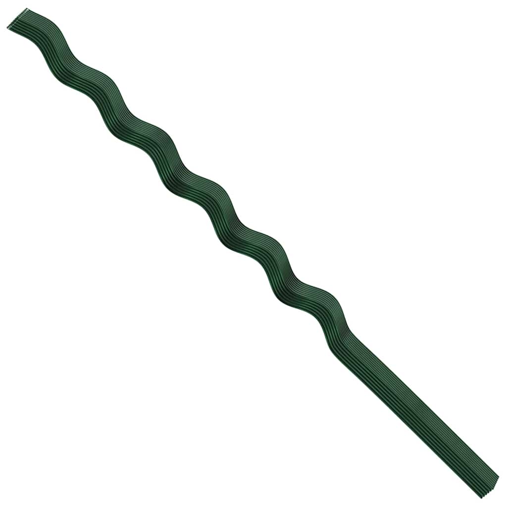 Pflanzenstütze 50 pcs Grün 150 x 0,6 x 0,6 cm Stahl