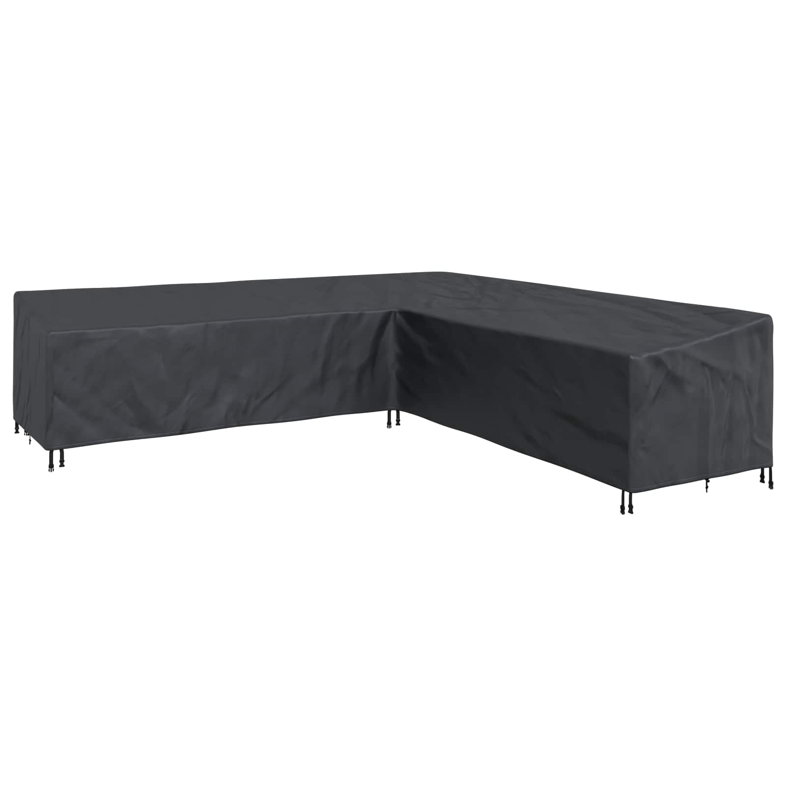 Möbelbezug Schwarz 325 x 325 x 80 cm 420D Oxford Stoff
