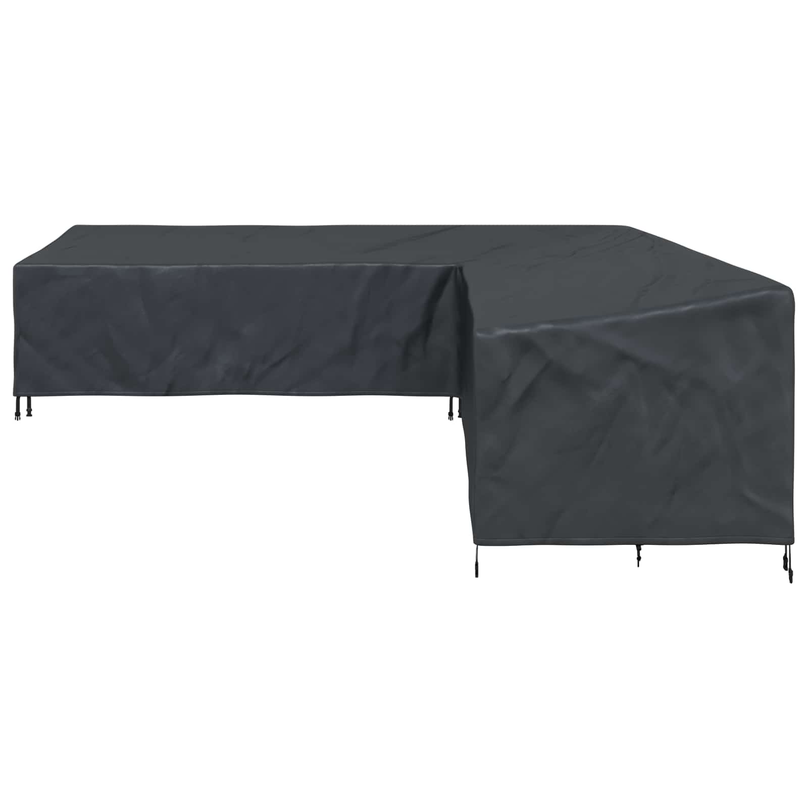 Möbelbezug Schwarz 325 x 325 x 80 cm 420D Oxford Stoff