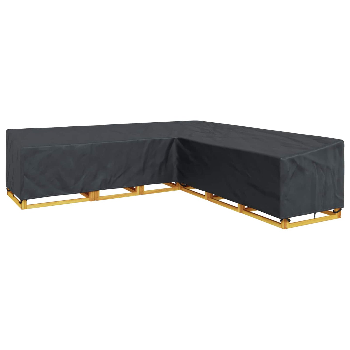 Möbelbezug Schwarz 325 x 325 x 80 cm 600D Oxford Stoff