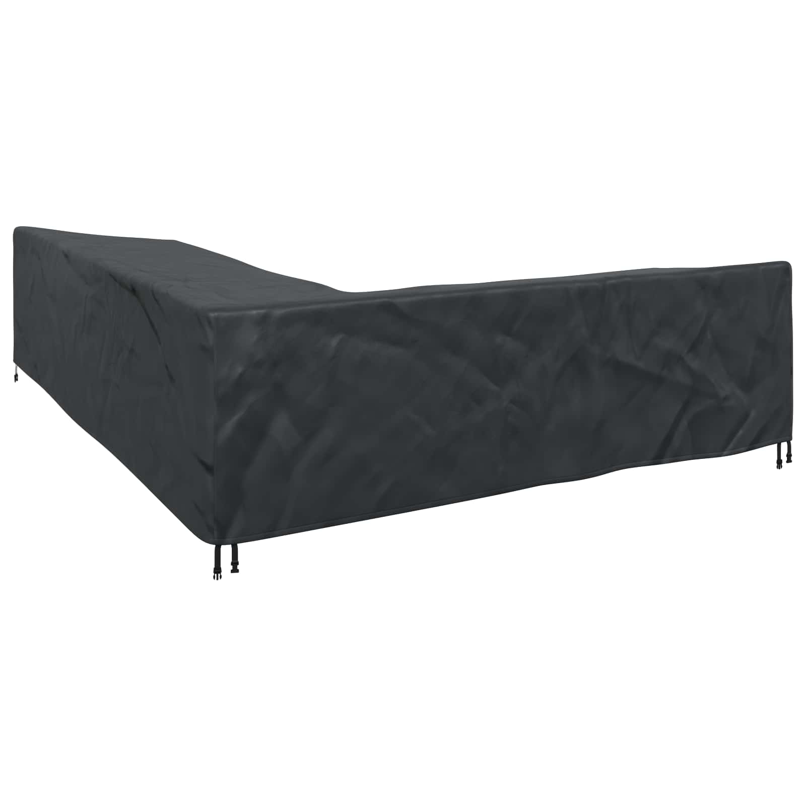 Möbelbezug Schwarz 355 x 275 x 80 cm 210D Oxford Stoff