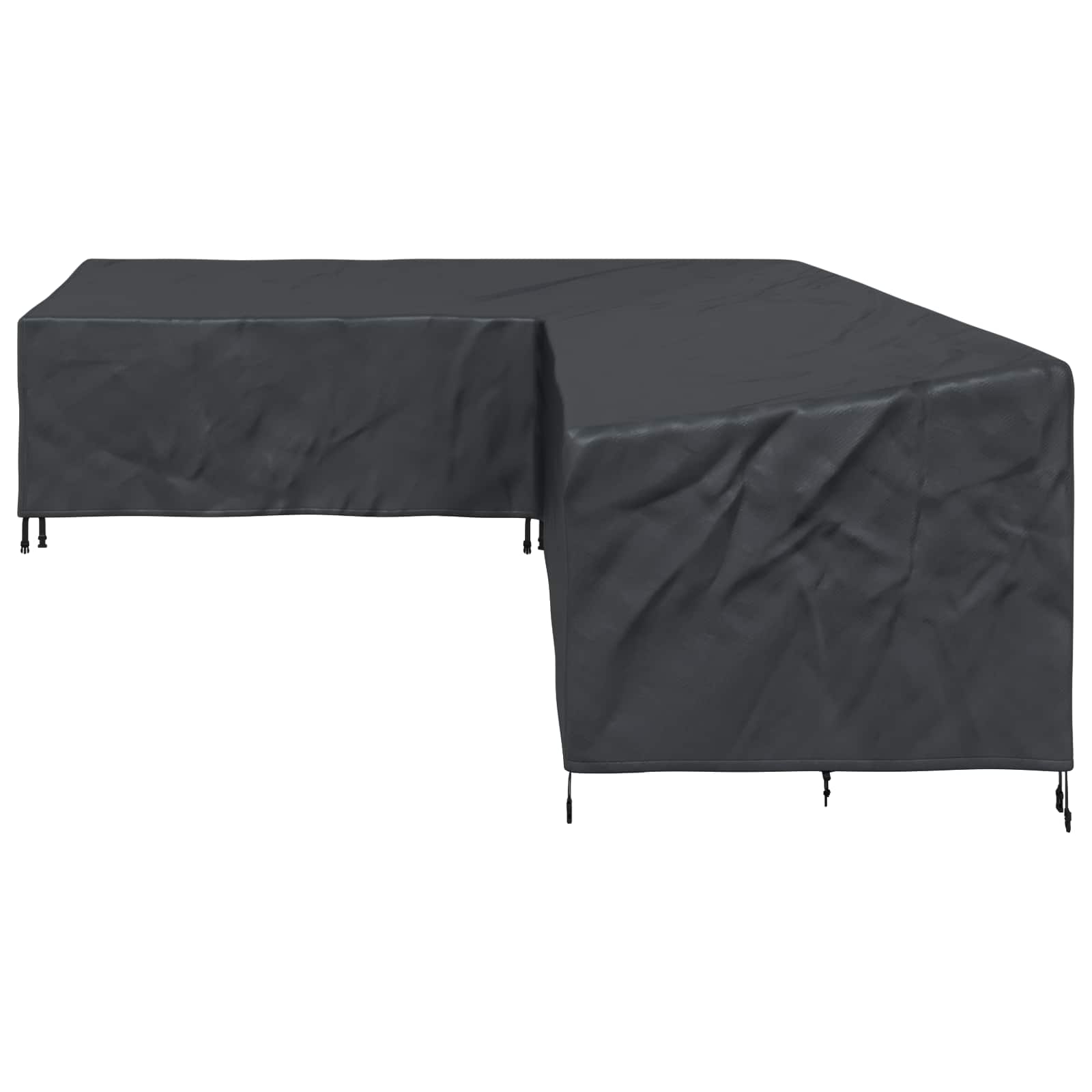 Möbelbezug Schwarz 355 x 275 x 80 cm 210D Oxford Stoff