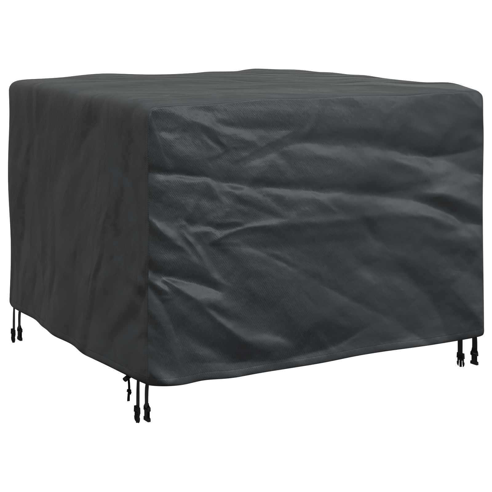 Möbelbezug Uni Schwarz 113 x 113 x 73 cm 210D