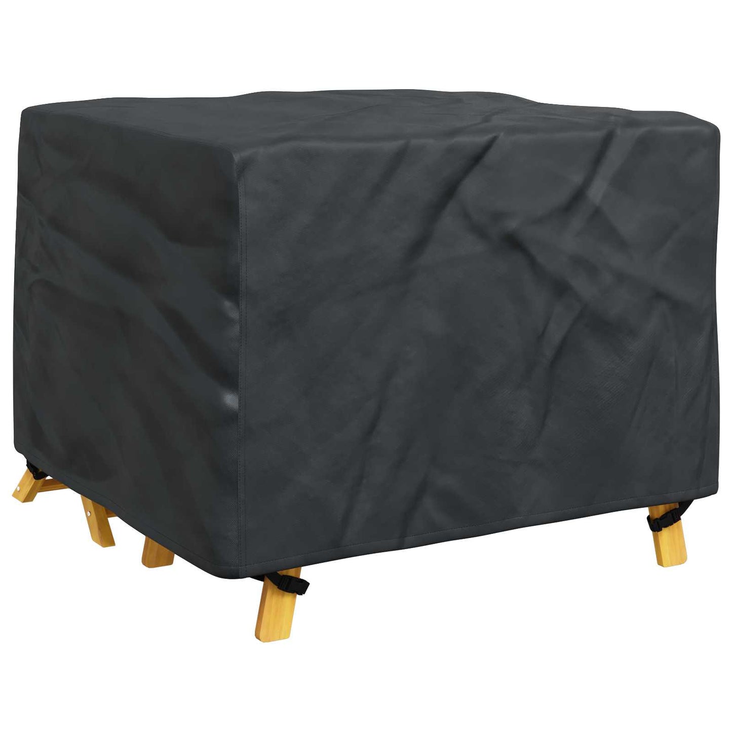 Möbelbezug Uni Schwarz 113 x 113 x 73 cm 210D