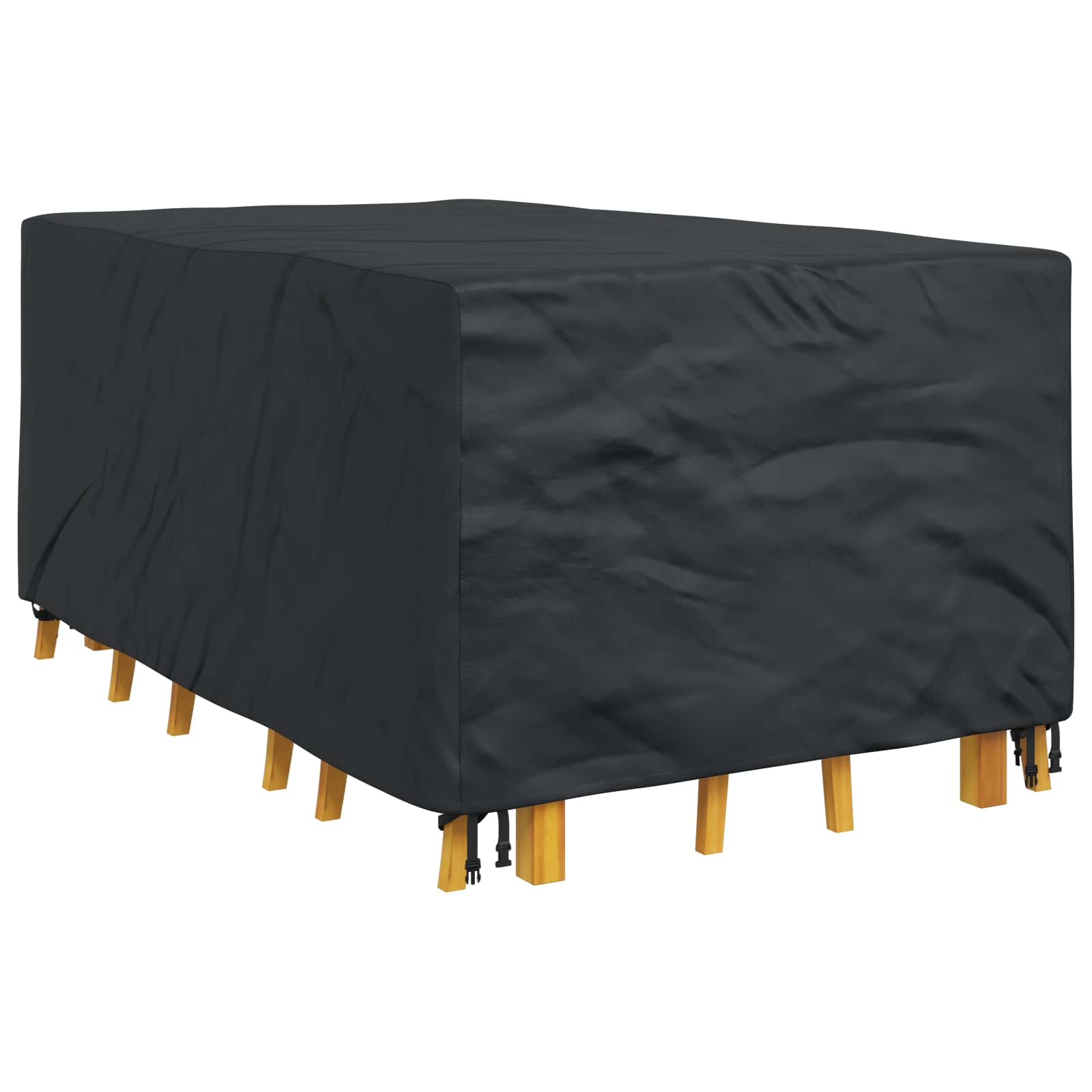Möbelbezug Uni Schwarz 143 x 225 x 90 cm 600D