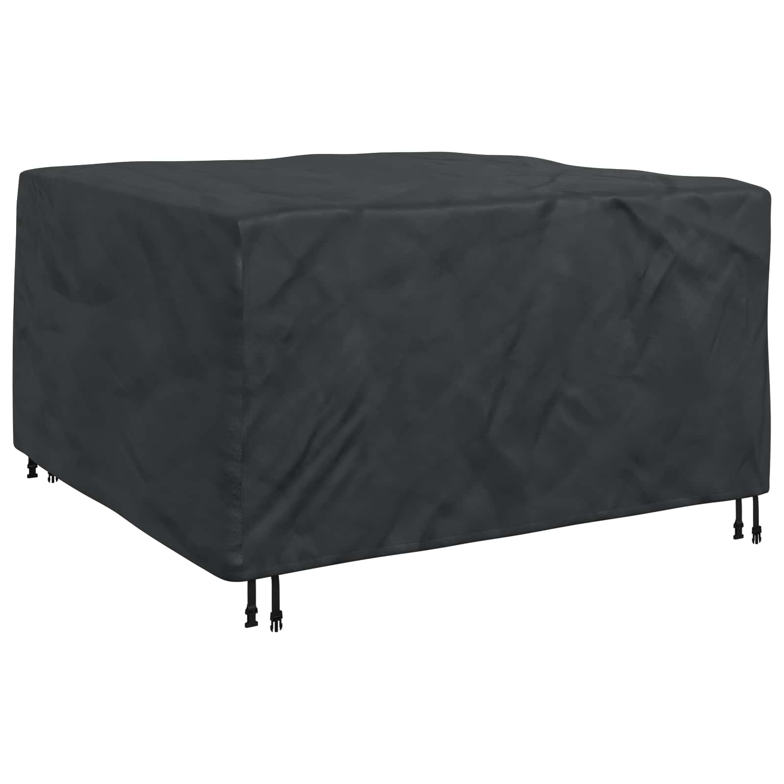 Möbelbezug Uni Schwarz 150 x 150 x 75 cm 210D