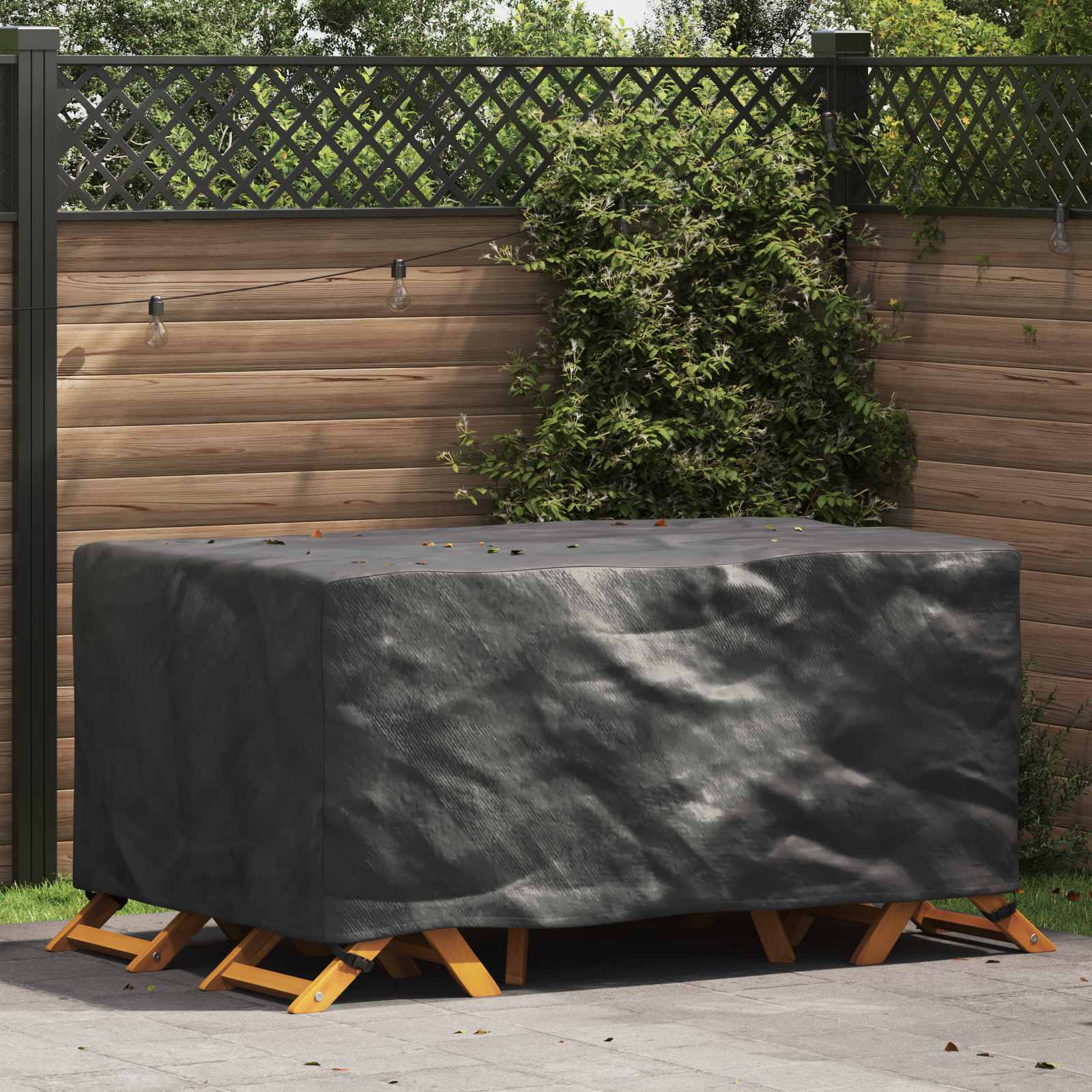 Möbelbezug Uni Schwarz 172 x 113 x 73 cm 420D