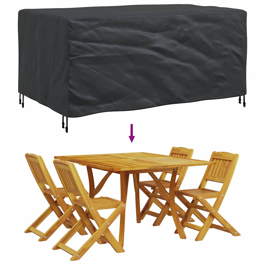 Möbelbezug Uni Schwarz 172 x 113 x 73 cm 600D