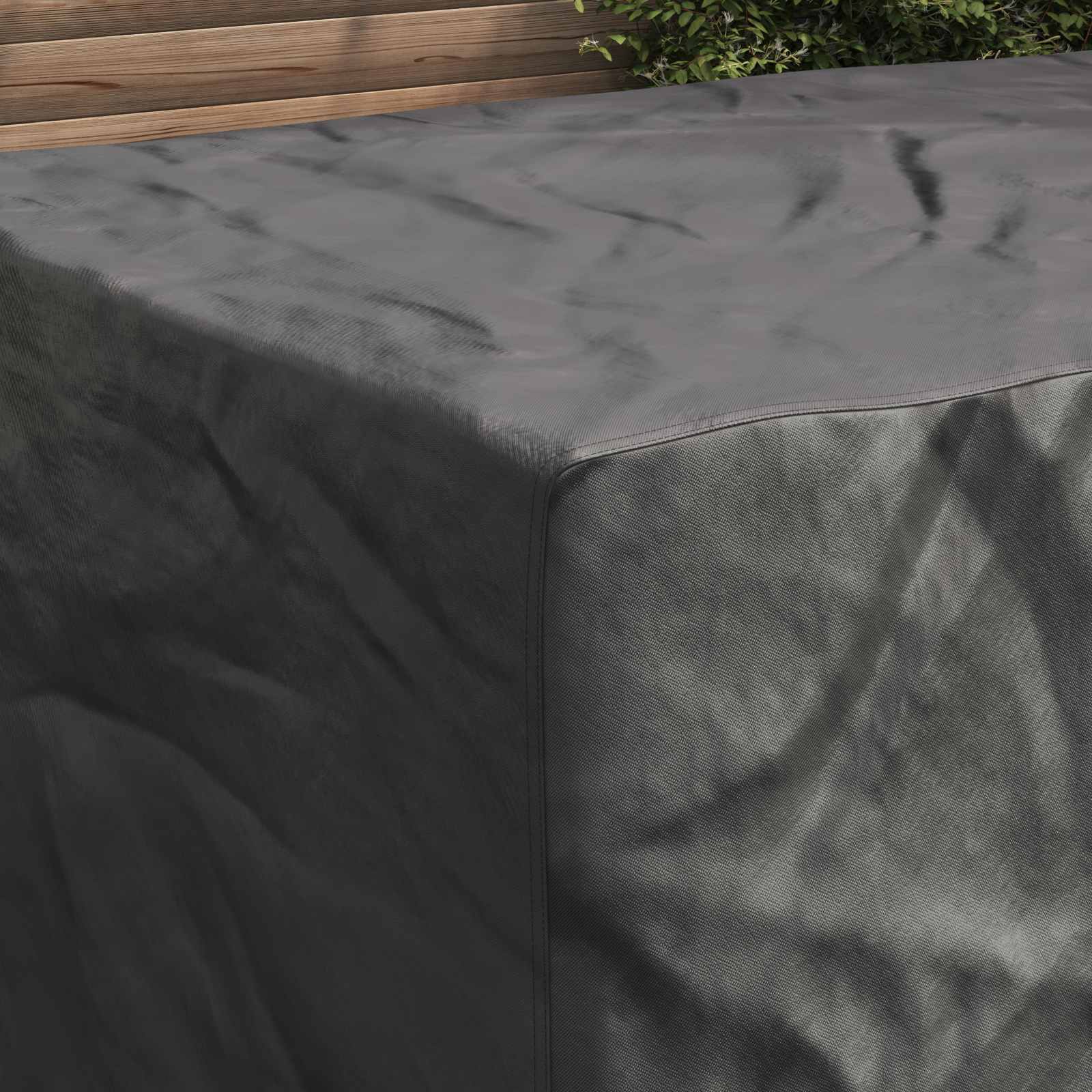 Möbelbezug Uni Schwarz 180 x 120 x 74 cm 420D