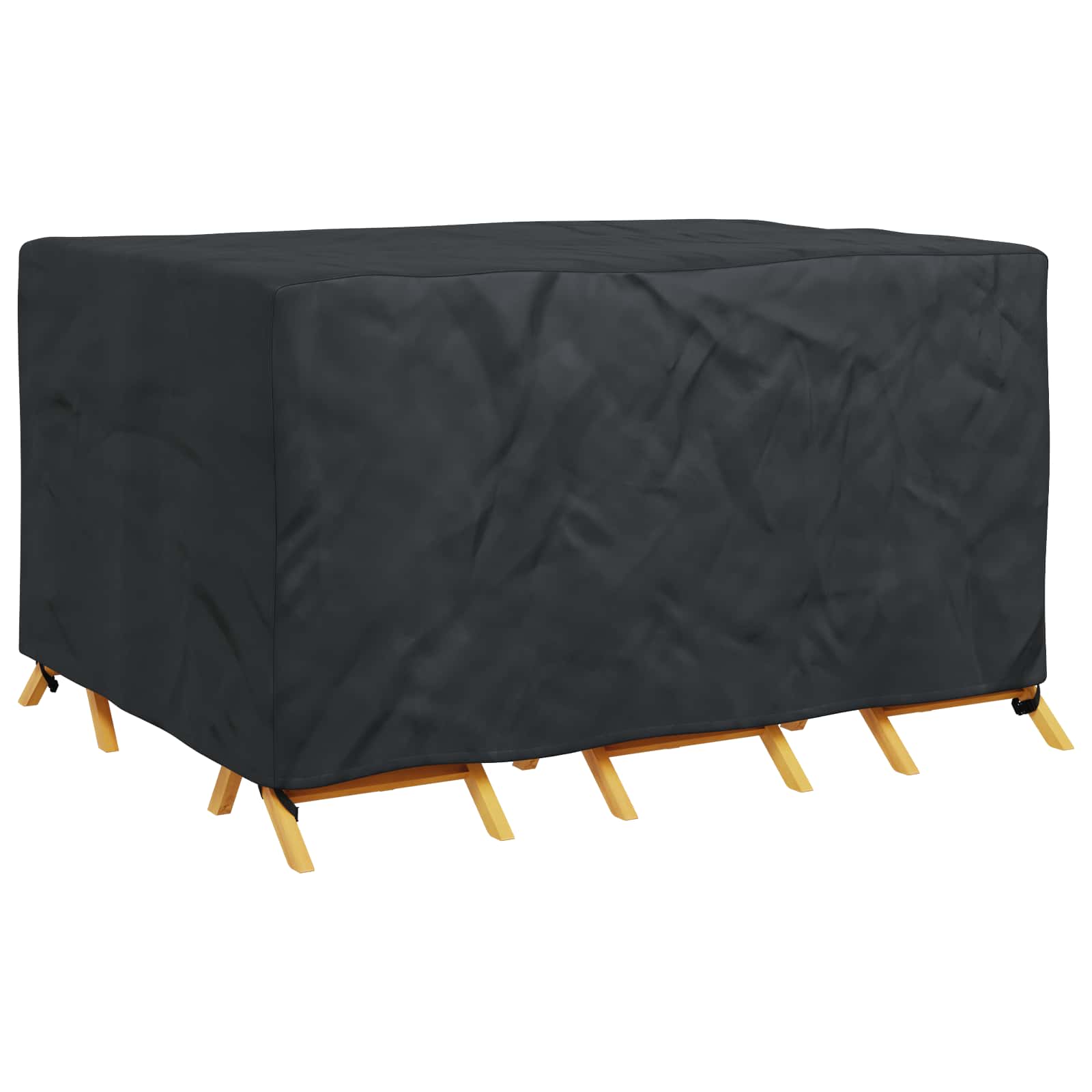 Möbelbezug Uni Schwarz 180 x 120 x 74 cm 420D