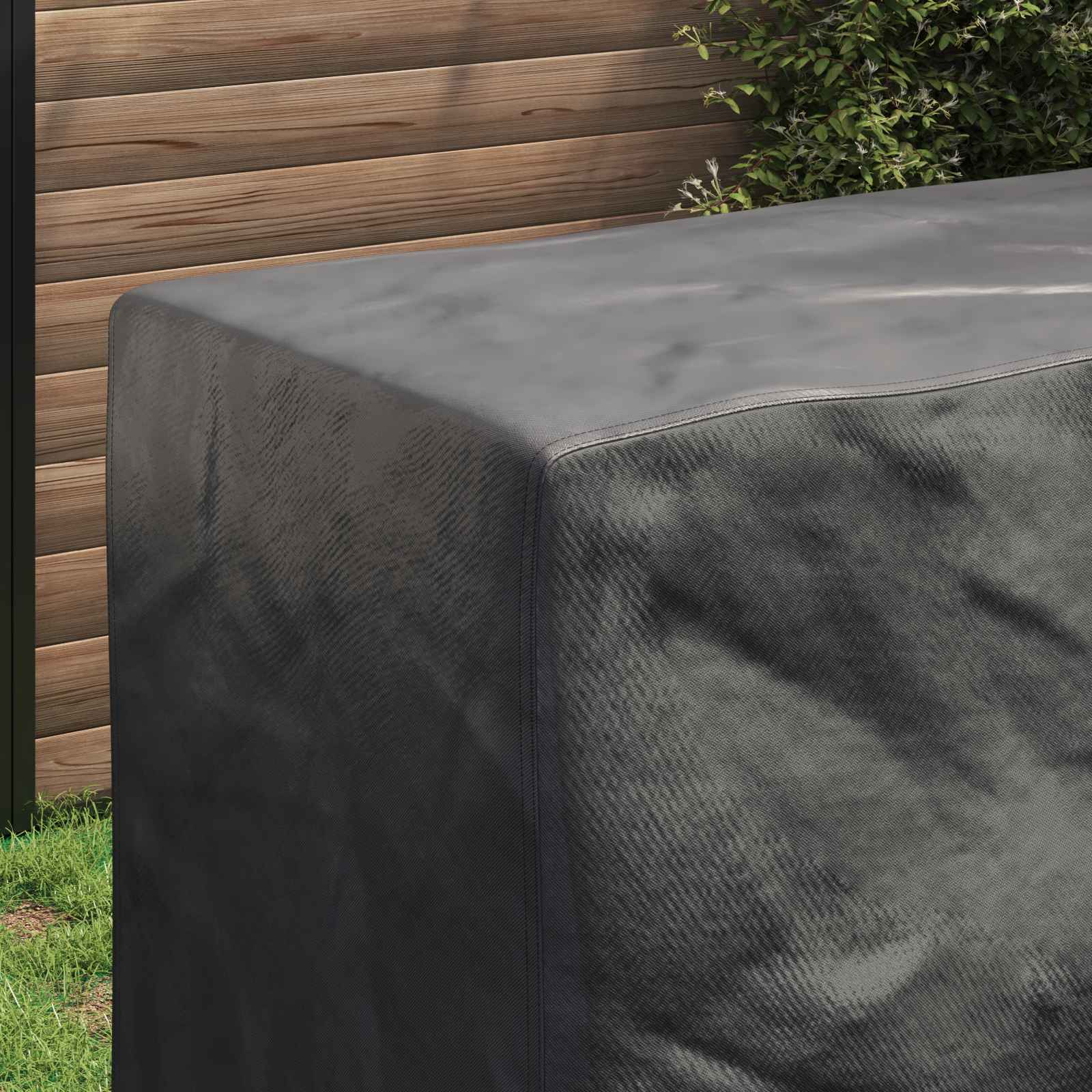 Möbelbezug Uni Schwarz 180 x 70 x 90 cm 210D
