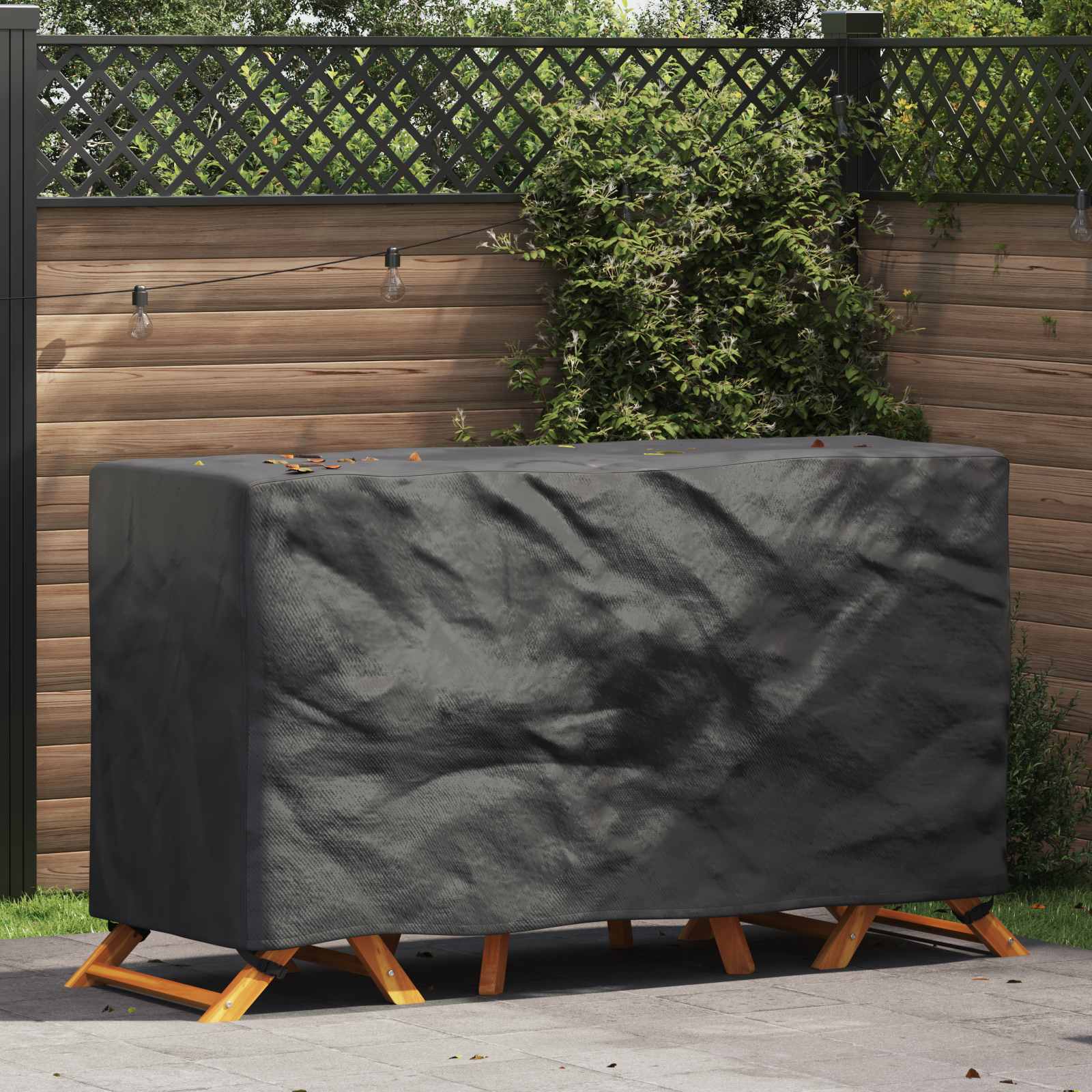 Möbelbezug Uni Schwarz 180 x 70 x 90 cm 210D