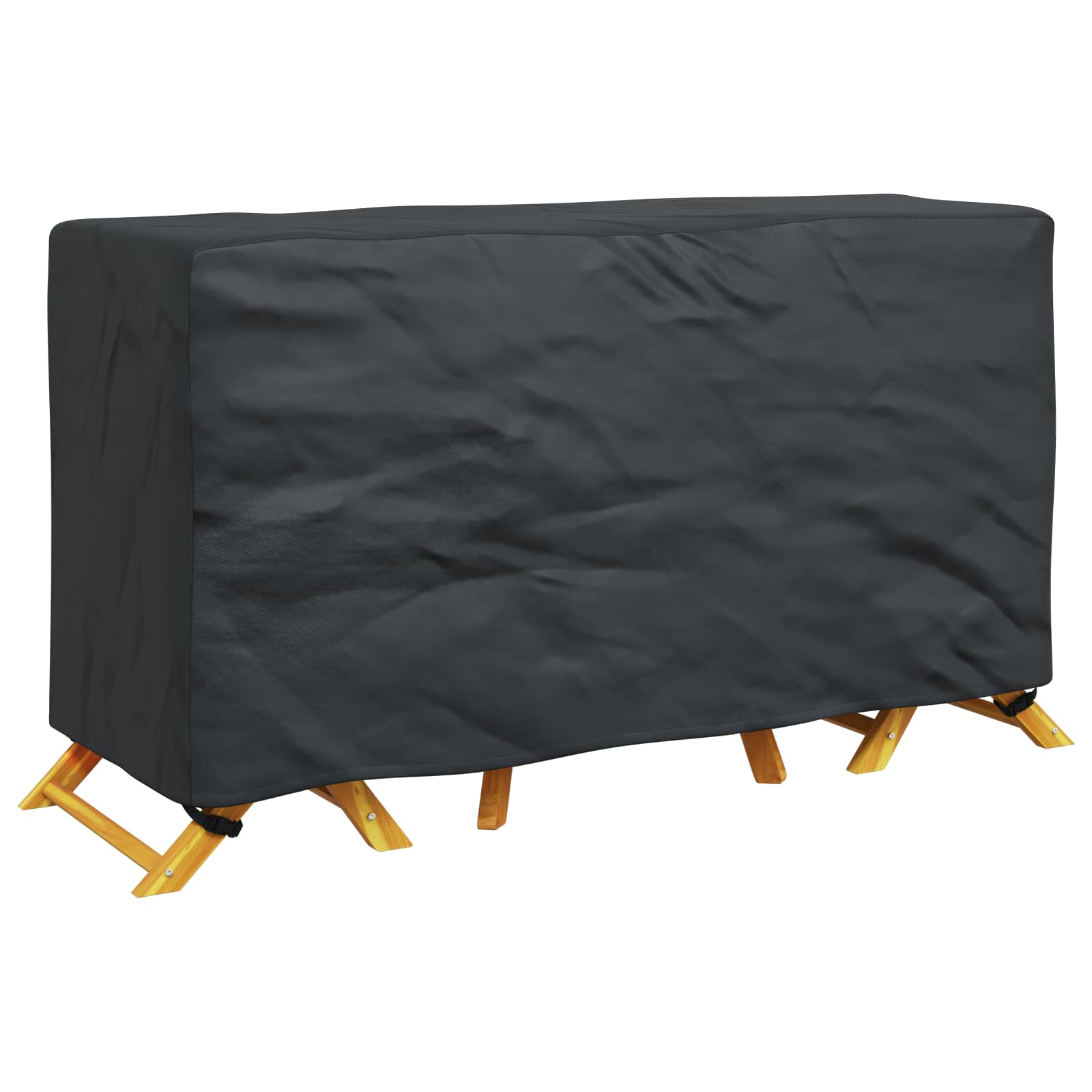 Möbelbezug Uni Schwarz 180 x 70 x 90 cm 210D