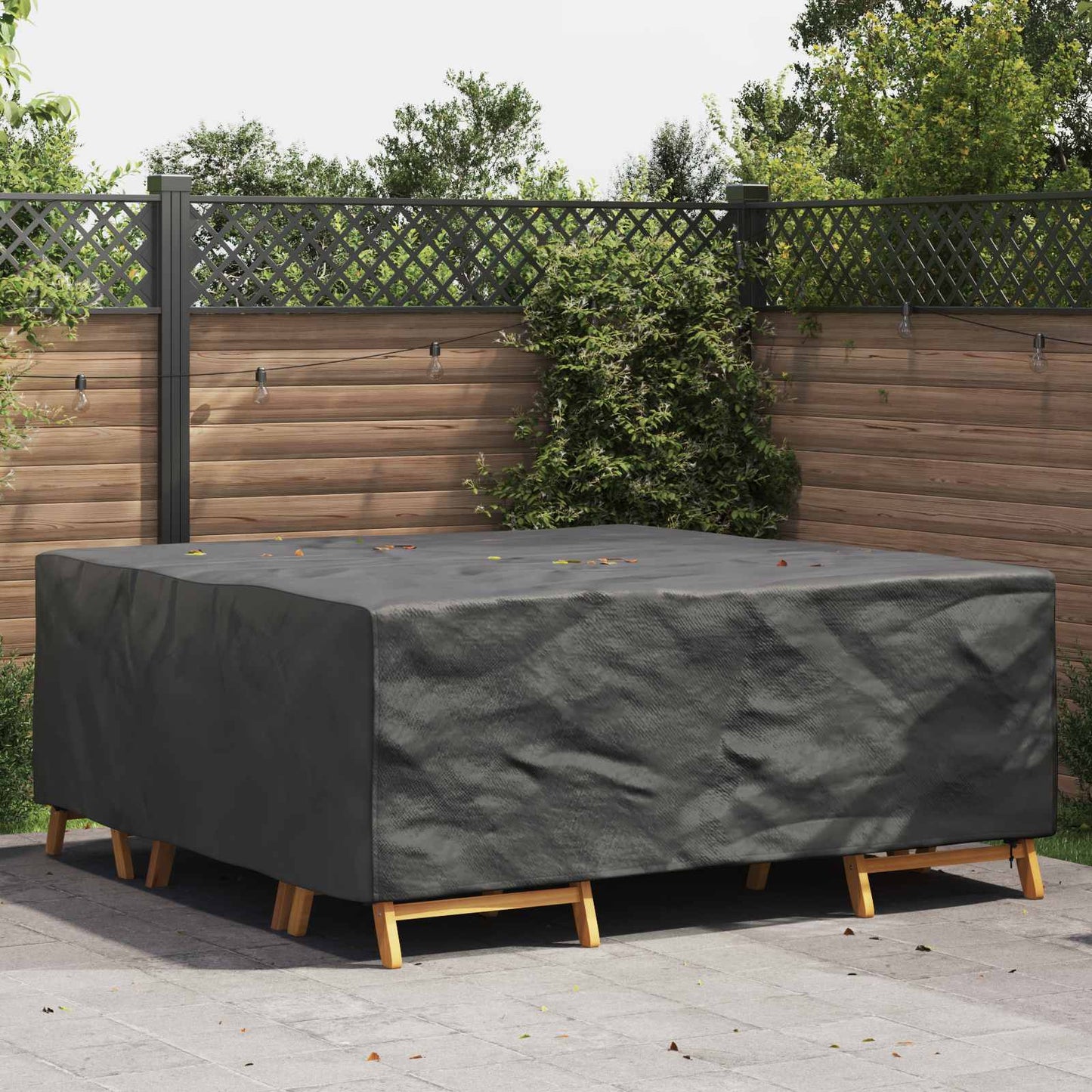 Möbelbezug Uni Schwarz 200 x 190 x 85 cm 420D