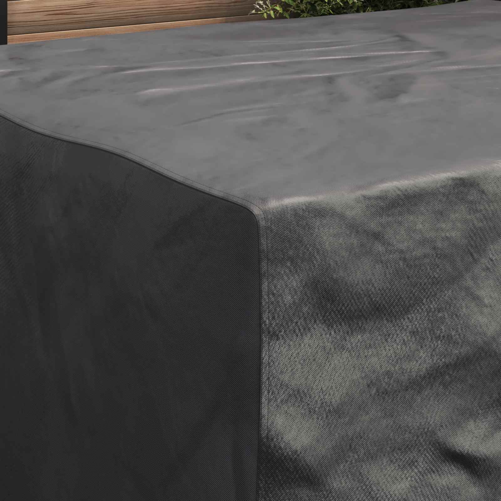Möbelbezug Uni Schwarz 200 x 150 x 85 cm 210D
