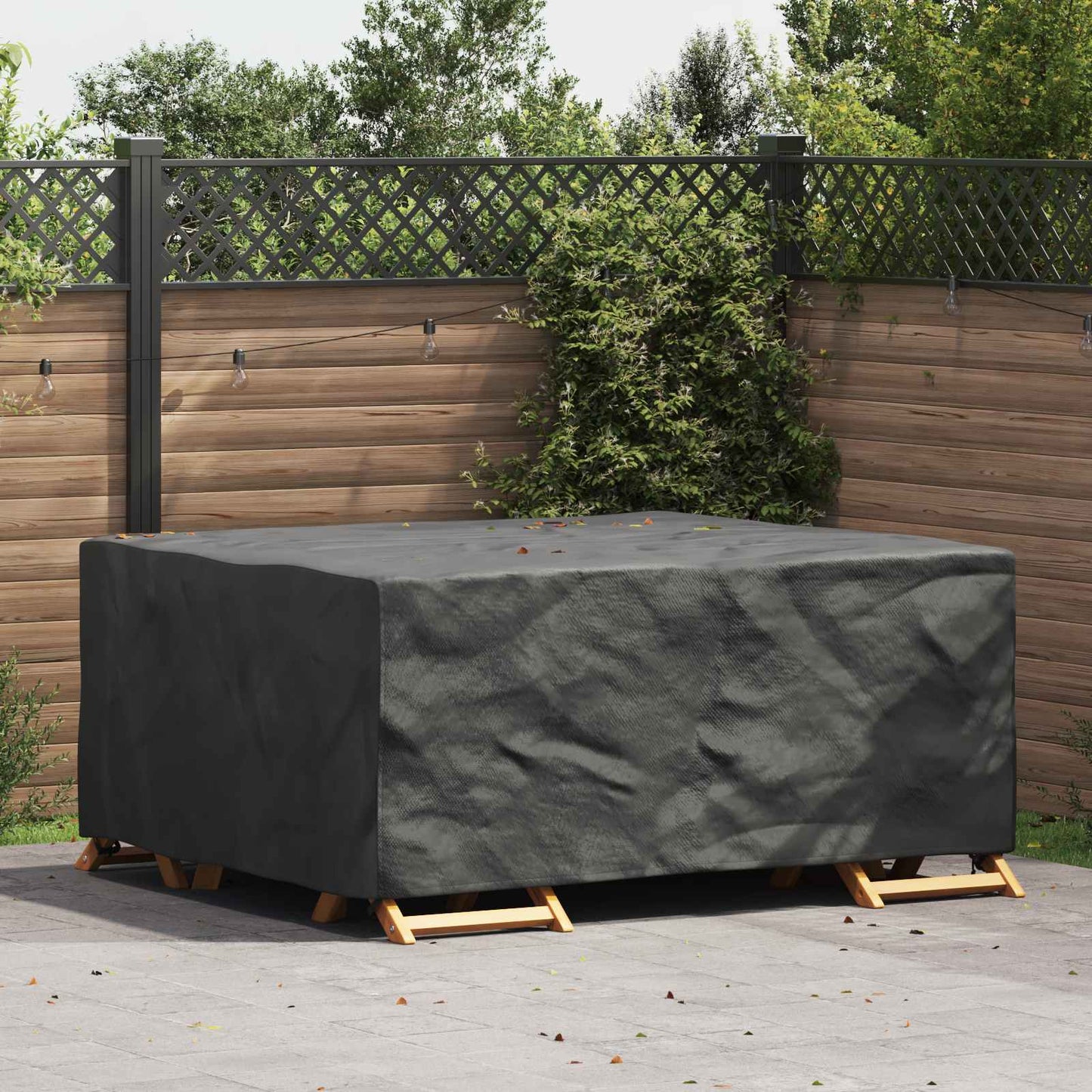 Möbelbezug Uni Schwarz 200 x 150 x 85 cm 210D