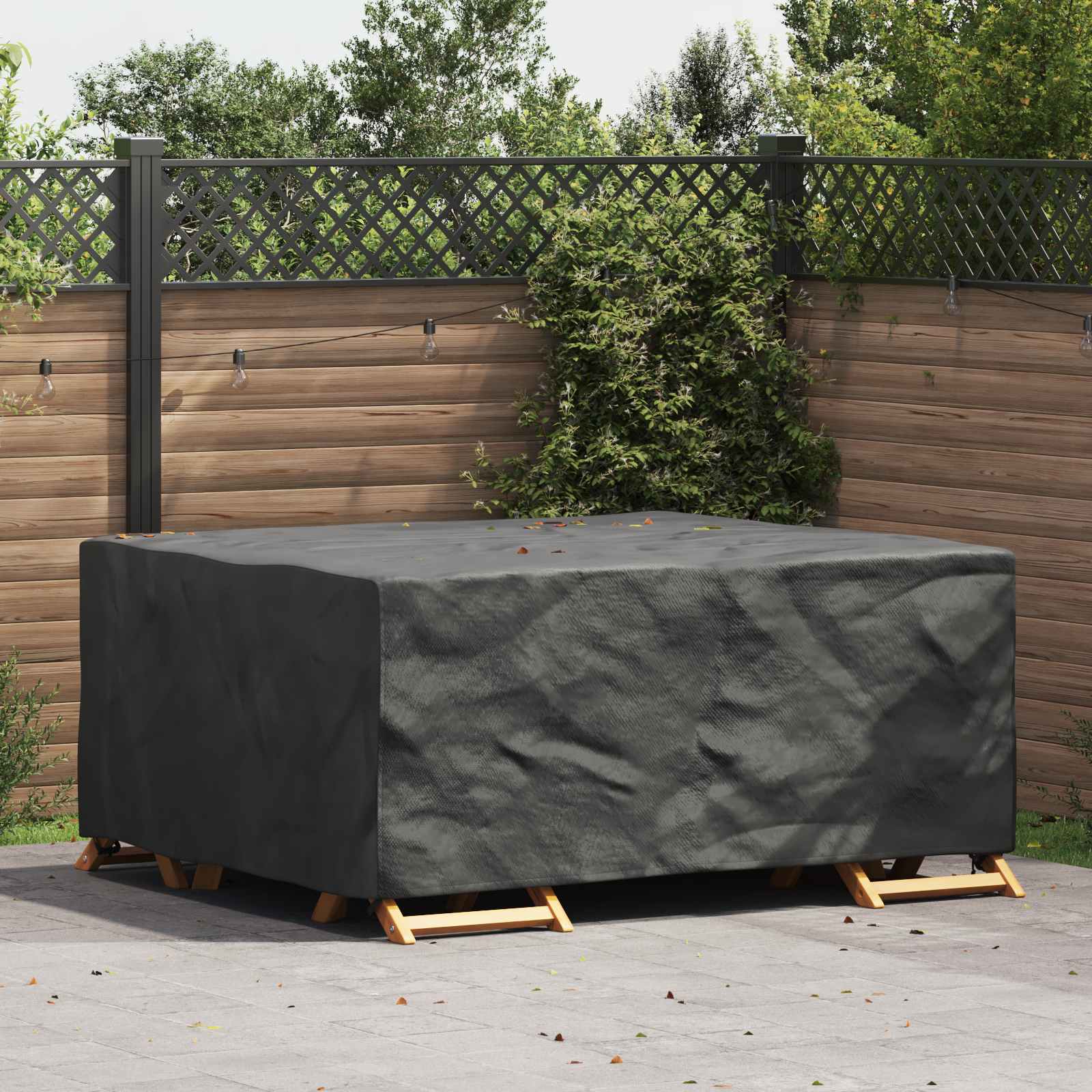 Möbelbezug Uni Schwarz 200 x 150 x 85 cm 210D